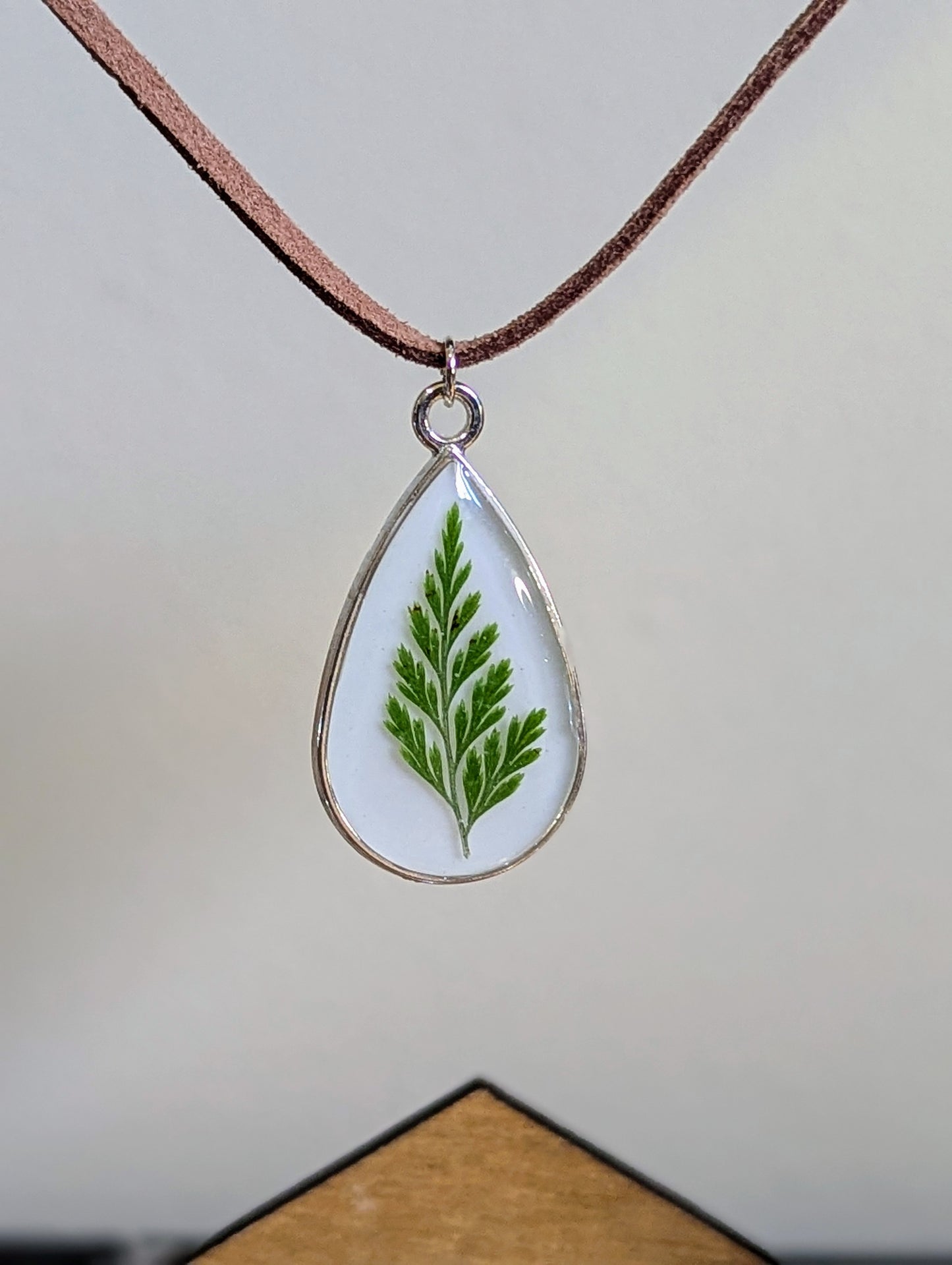 Fern Droplet Necklace