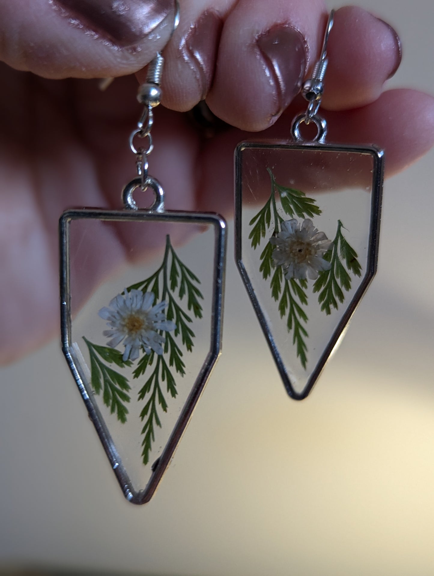 Fern & Daisy Arrow Earrings